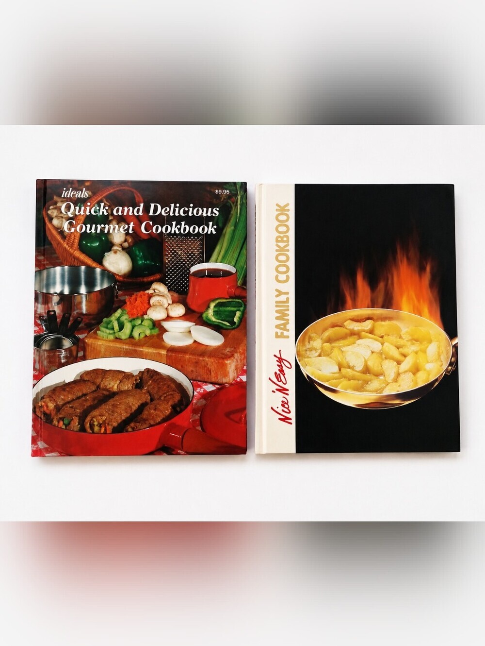 Vintage Cookbook Bundle Nice ’N Easy Family Cookbook & Quick and Delicious